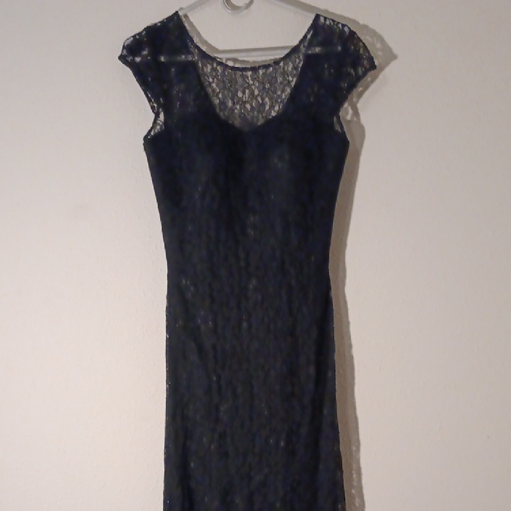 Elegant Black Lace Dress
